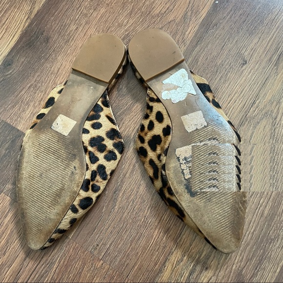 Madewell mule leopard slides women’s size 7 shoes animal print slip on spring - Picture 6 of 6